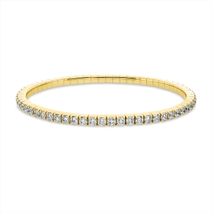 Armband 4er-Krappe 18 kt GG, Flex-Band, variabel