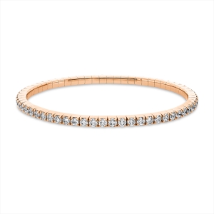 Armband 4er-Krappe 18 kt GG, Flex-Band, variabel