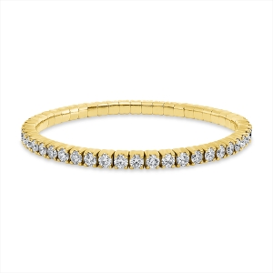Armband 4er-Krappe 18 kt GG, Flex-Band, variabel