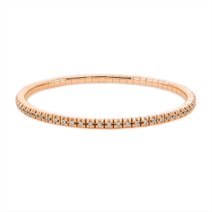 Armband 4er-Krappe 18 kt GG, Flex-Band, variabel