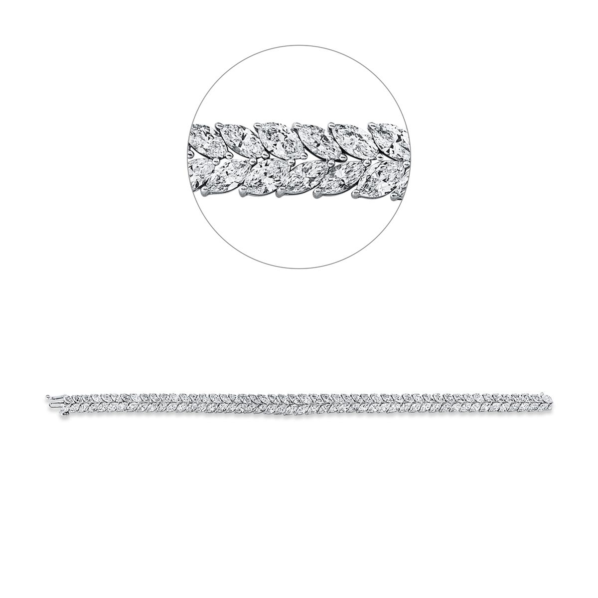 Armband 18 kt WG