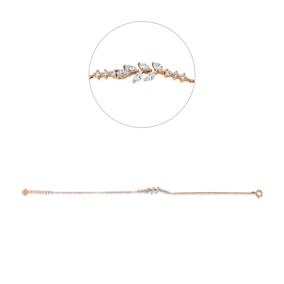 Armband 18 kt RG