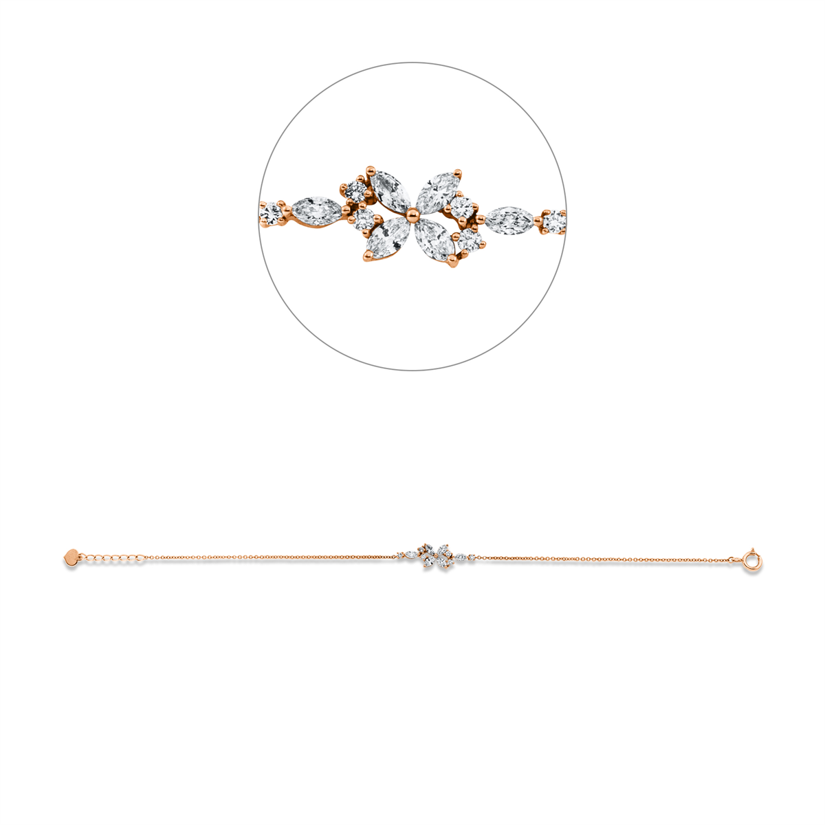 Armband 18 kt RG
