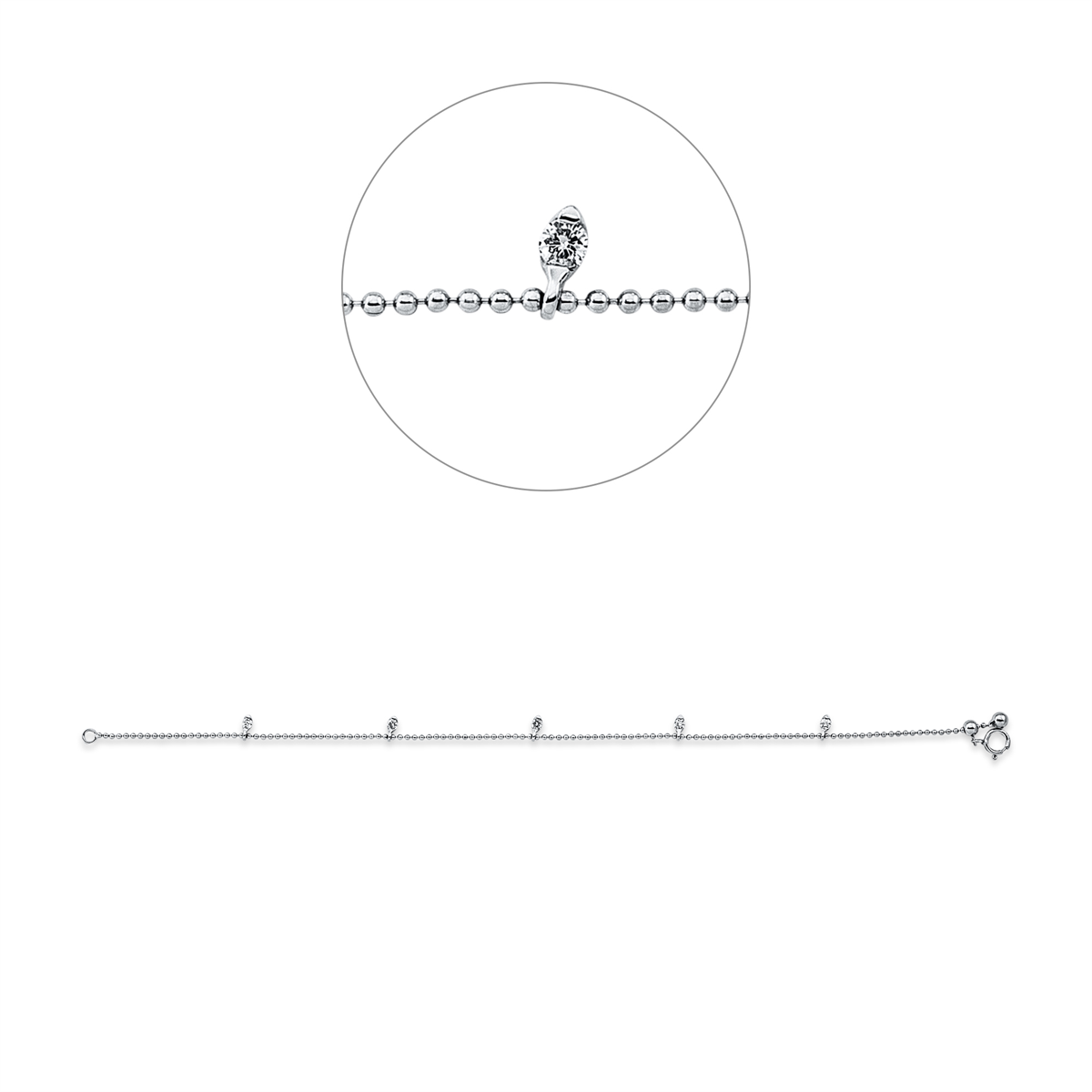 Armband 18 kt WG