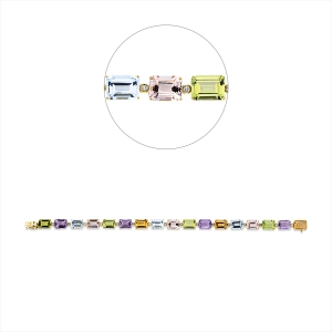 Armband 4er-Krappe 18 kt GG