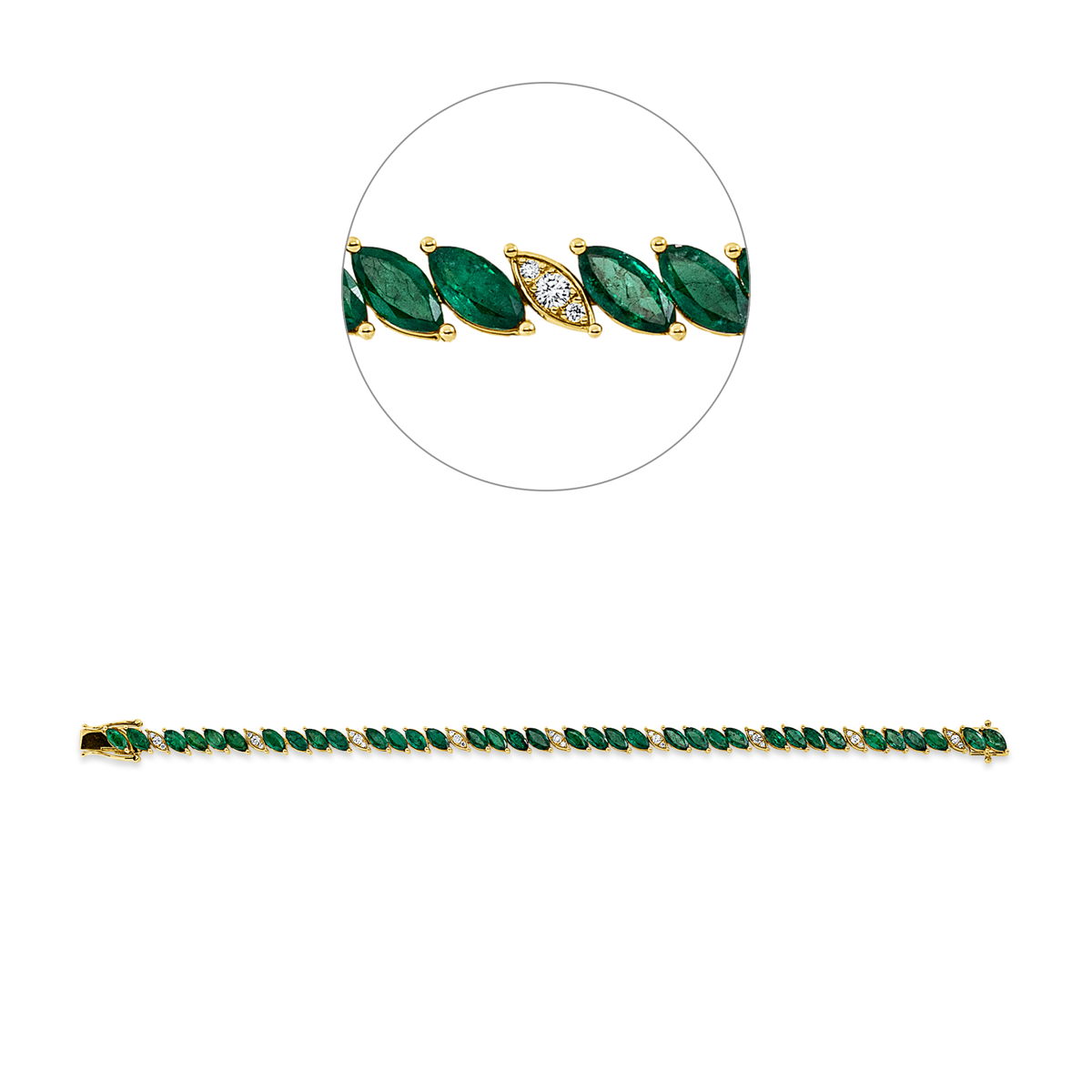 Armband 18 kt GG