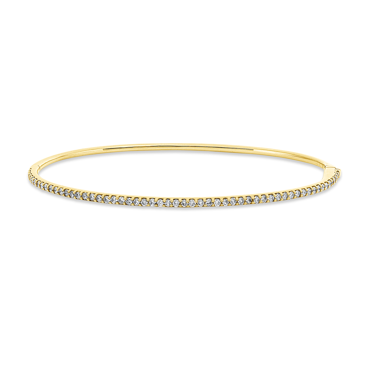 Pavé Armreif  18kt Gelbgold mit 0,71ct Diamanten