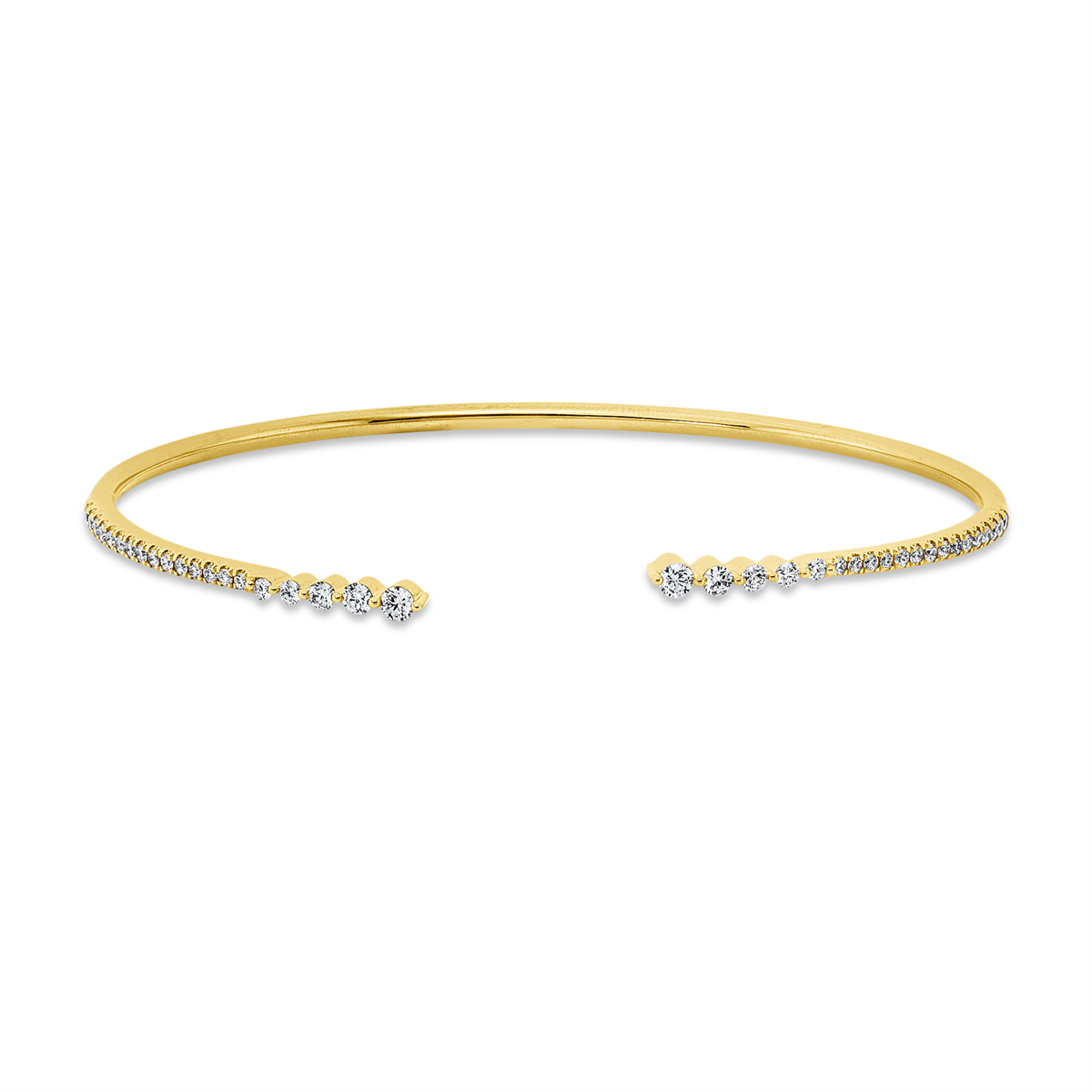 Armreif  18kt Gelbgold mit 0,47ct Diamanten