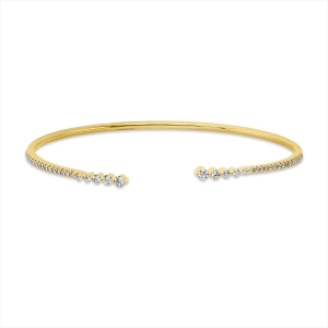 Armreif  18kt Gelbgold mit 0,47ct Diamanten