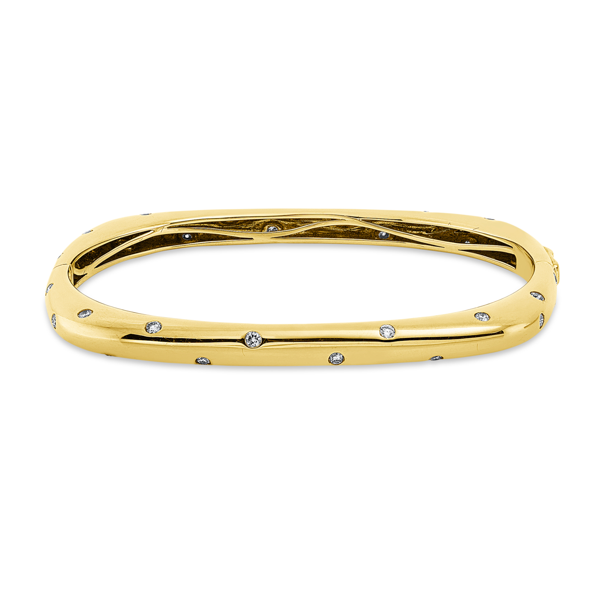 Armreif  18kt Gelbgold mit 0,89ct Diamanten