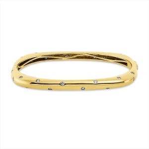 Armreif  18kt Gelbgold mit 0,89ct Diamanten