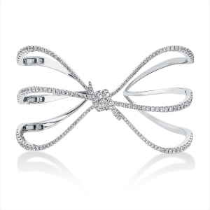 Armreif  18kt Weißgold mit 2,37ct Diamanten