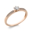 Ring 6er-Krappe 18 kt RG