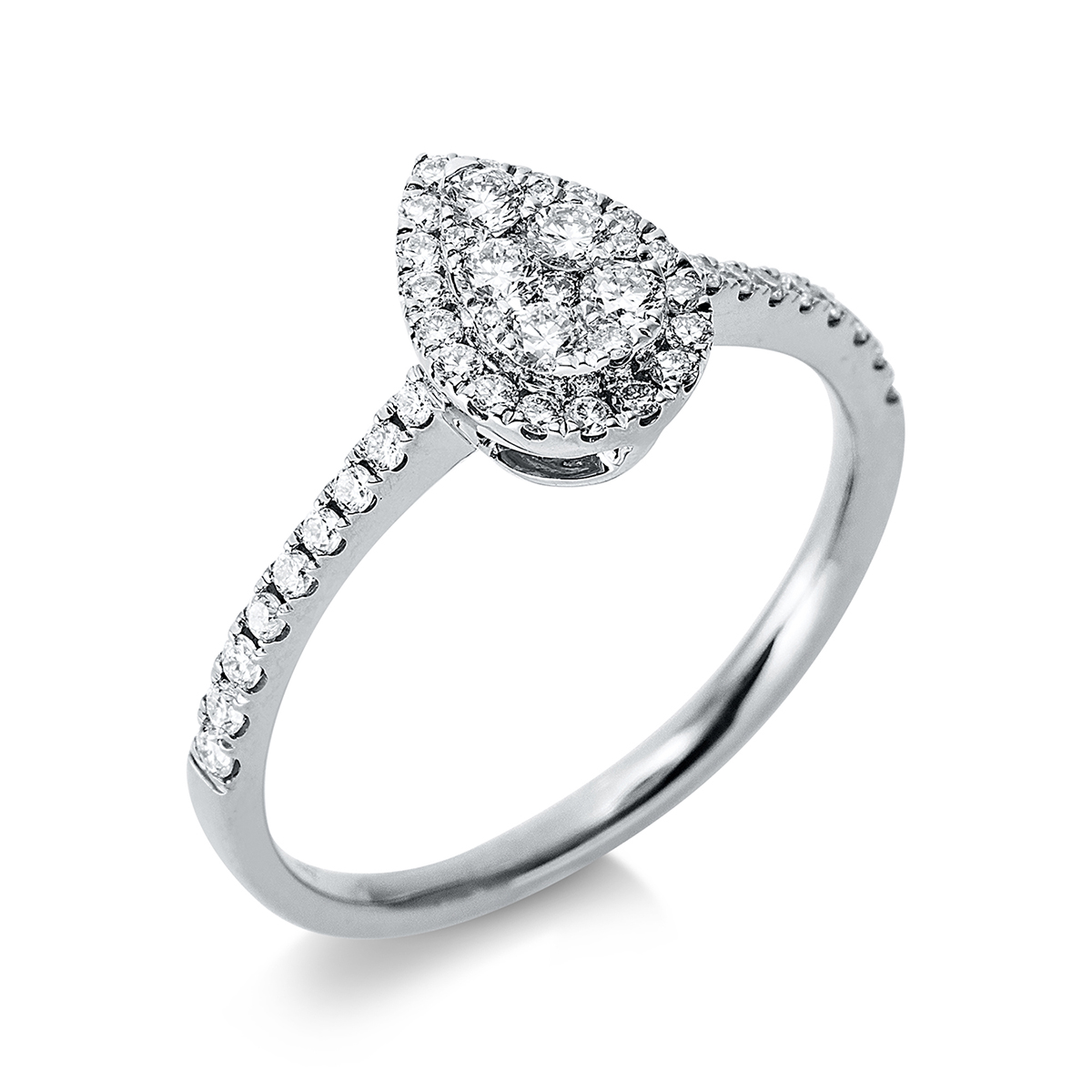 Ring 18 kt WG Tropfen