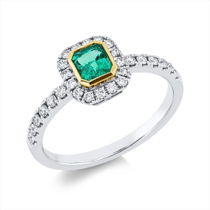 Ring 18 kt WG+GG