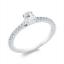 Ring 4er-Krappe 18 kt WG