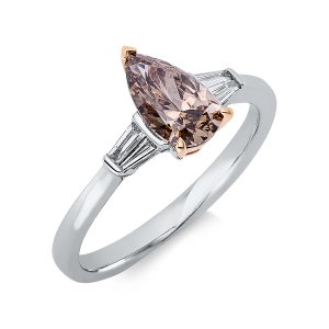 Ring 3er-Krappe 18 kt WG+RG