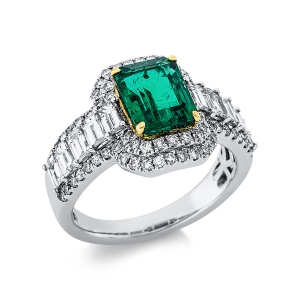 Ring 18 kt WG+GG