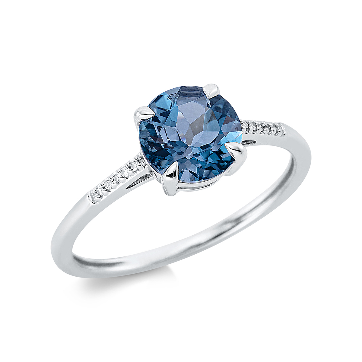 Ring 4er-Krappe 18 kt WG