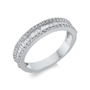 Ring  18kt Weißgold mit 0,54ct Diamanten