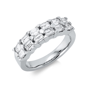 Ring  18kt Weißgold mit 1,40ct Diamanten