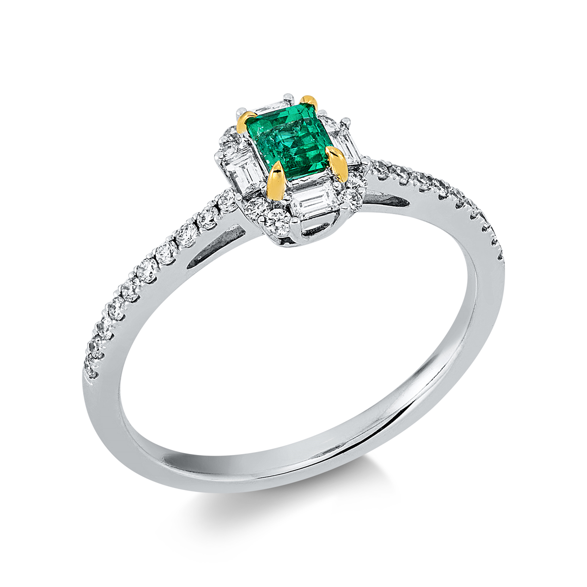 Ring 18 kt WG+GG