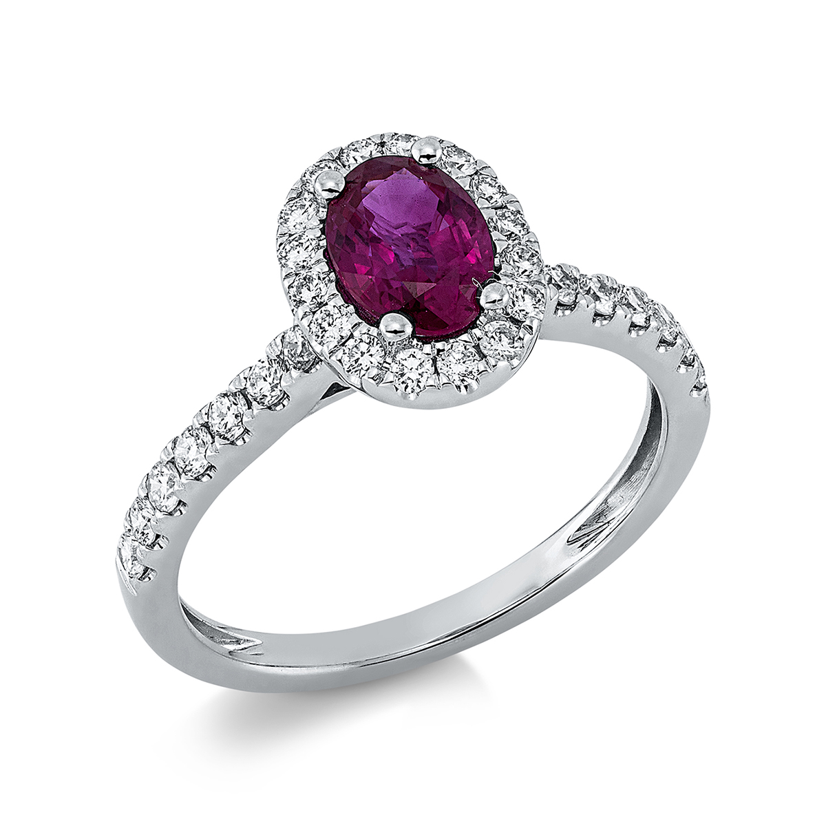 Ring 4er-Krappe 18 kt WG