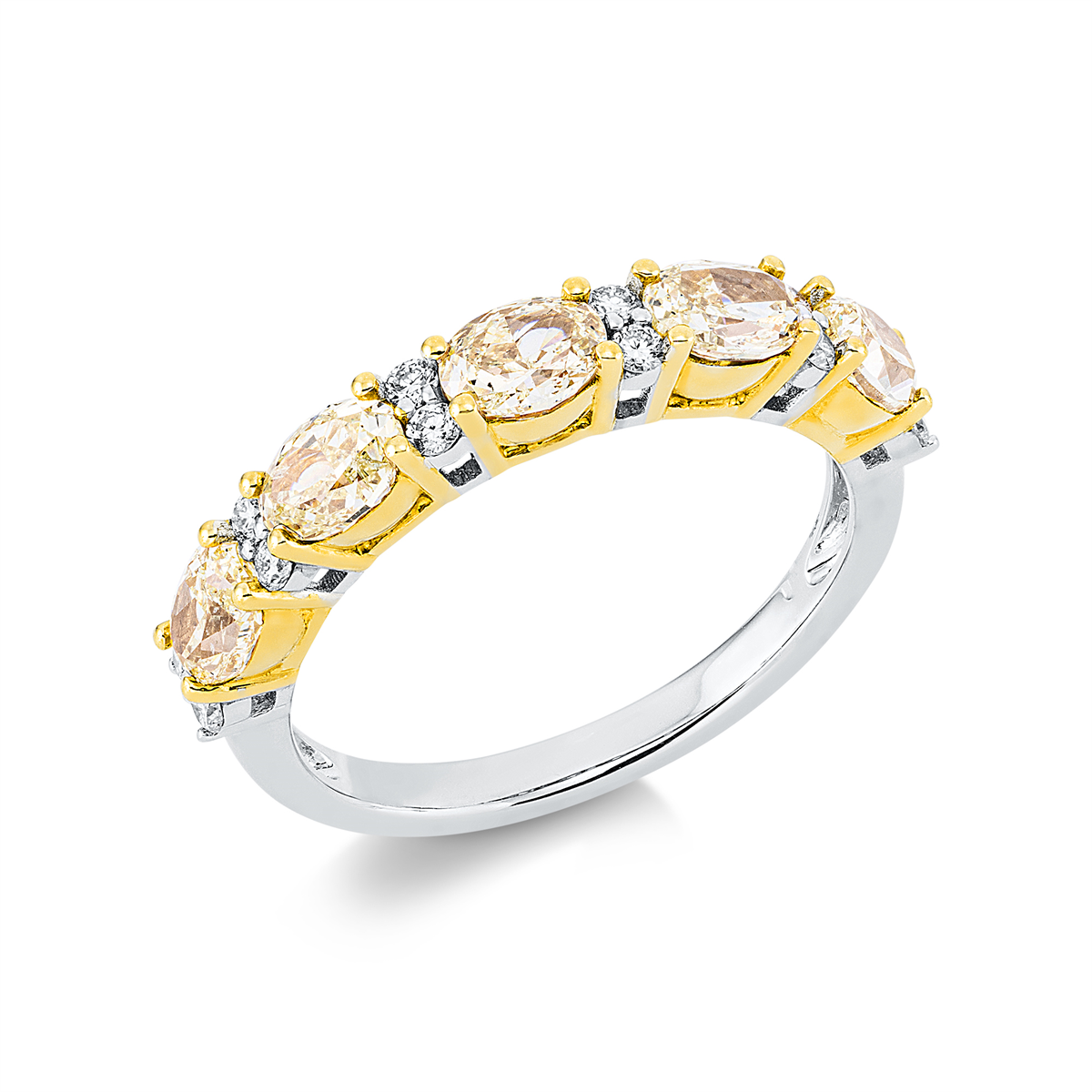 Ring 18 kt WG+GG