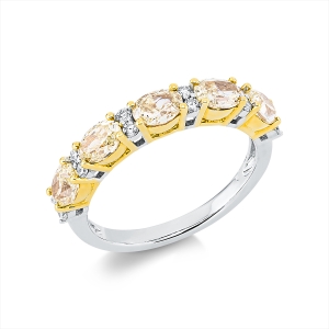 Ring 18 kt WG+GG