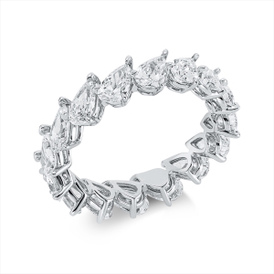 Infinity Memoire Ring  18kt Weißgold mit 3,25ct Diamanten
