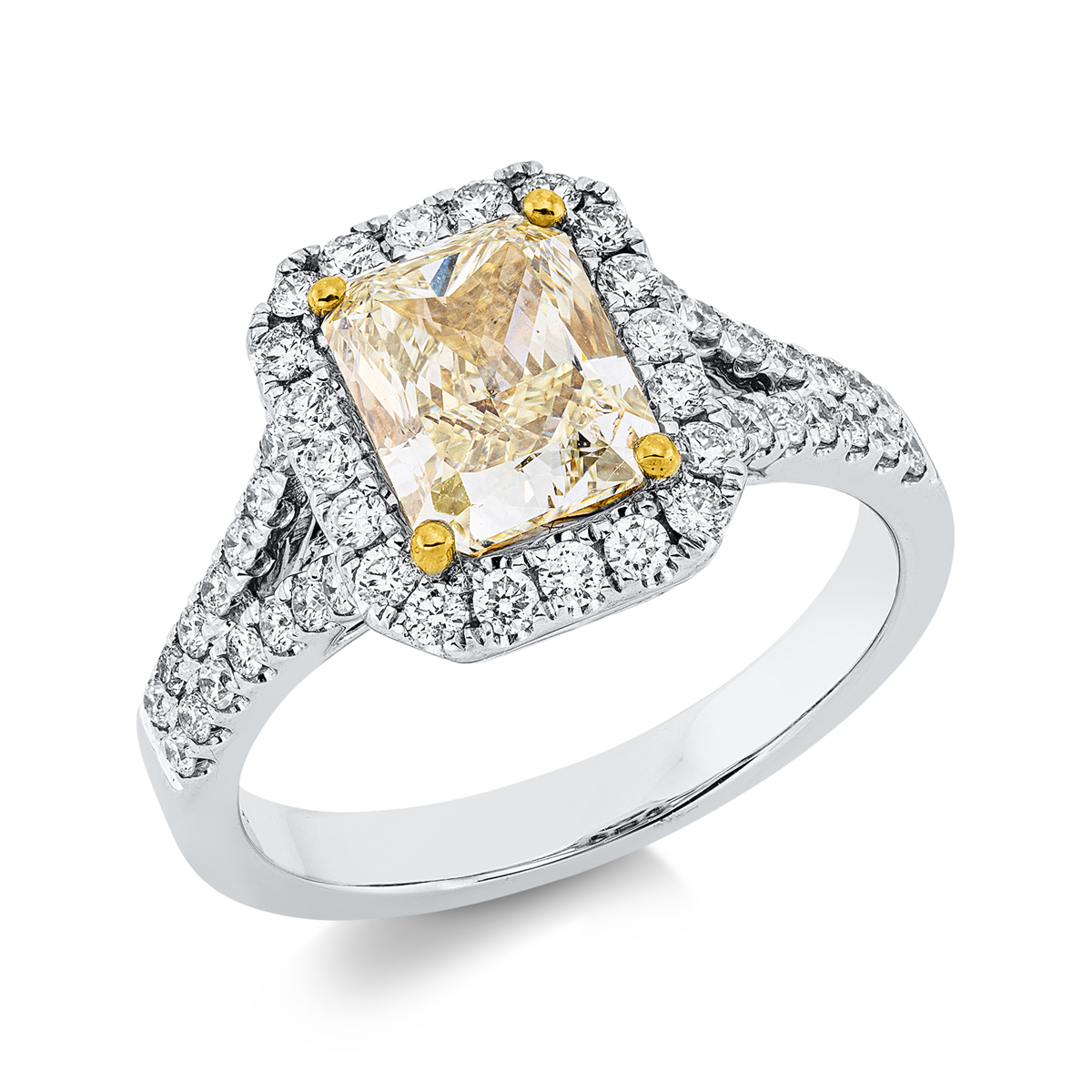 Ring 18 kt WG+GG