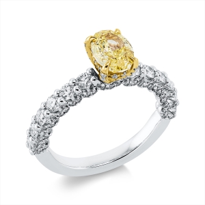 Ring 4er-Krappe 18 kt WG+GG, GIA7431402916