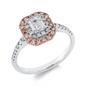Ring 18 kt WG+RG, GIA5436053151
