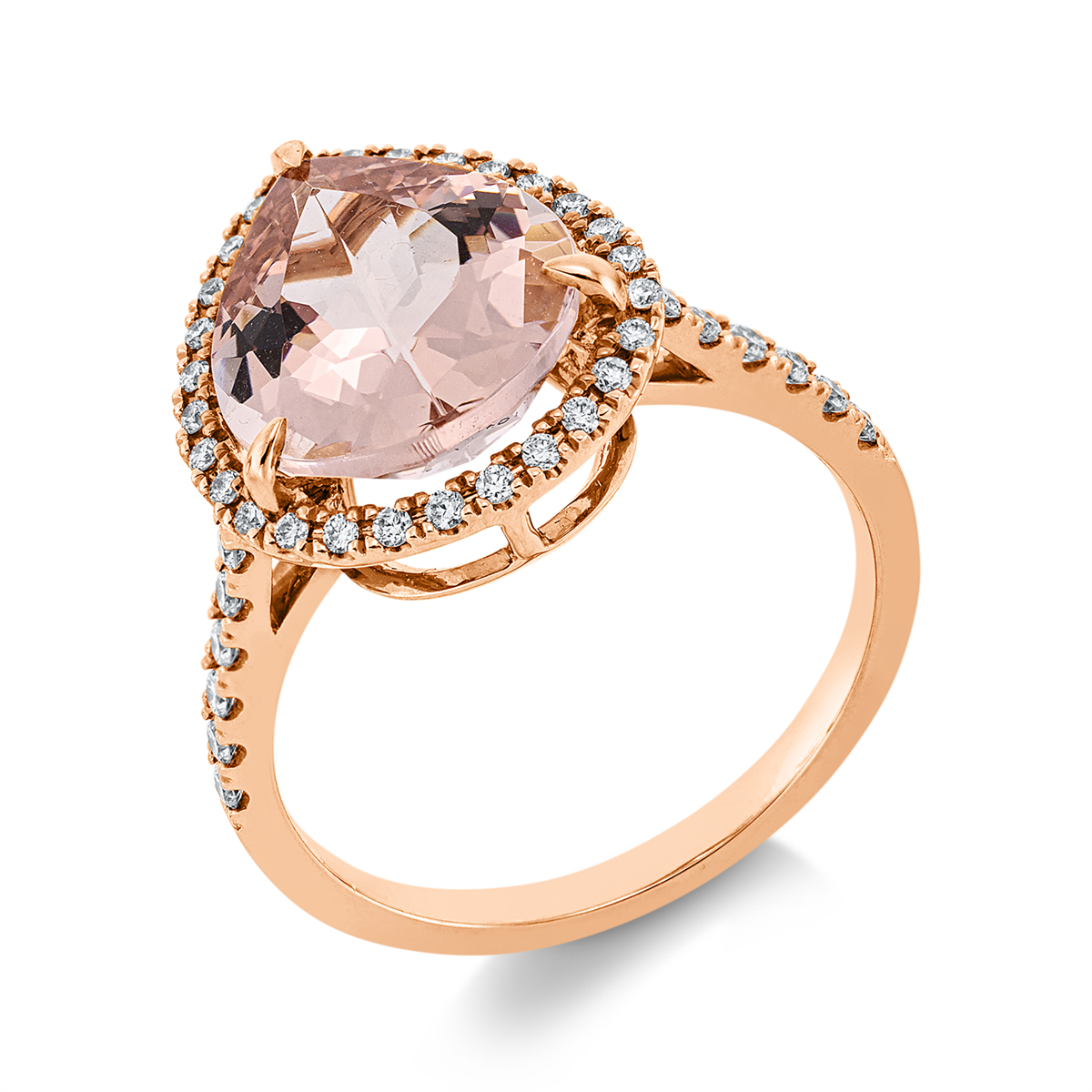 Ring 3er-Krappe 18 kt RG