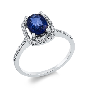 Ring 4er-Krappe 18 kt WG