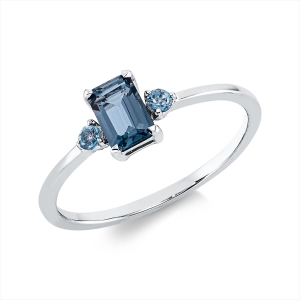 Ring 4er-Krappe 18 kt WG