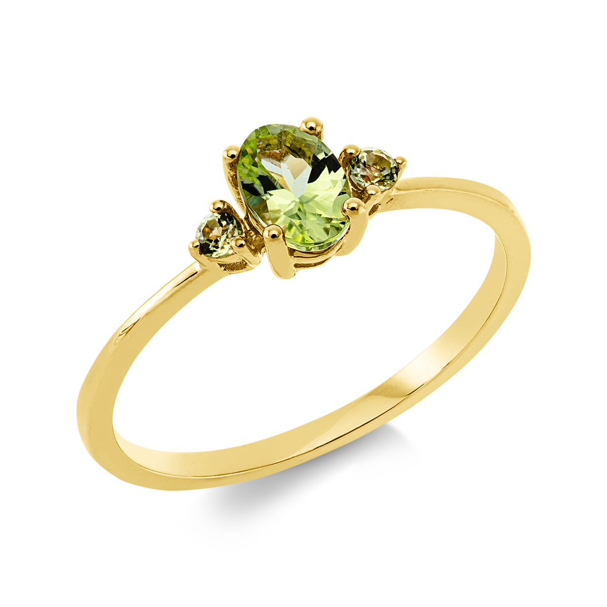 Ring 4er-Krappe 18 kt GG
