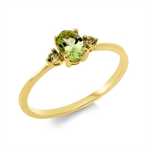 Ring 4er-Krappe 18 kt GG