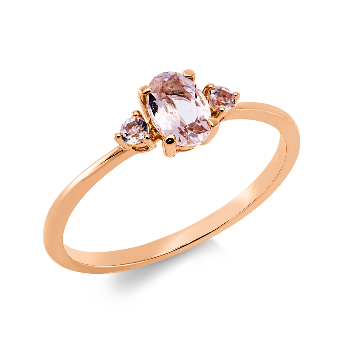 Ring 4er-Krappe 18 kt RG