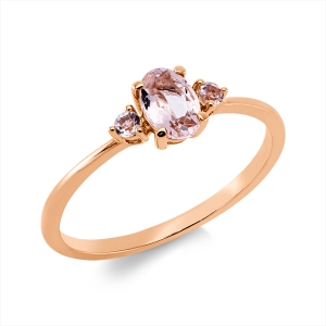 Ring 4er-Krappe 18 kt RG
