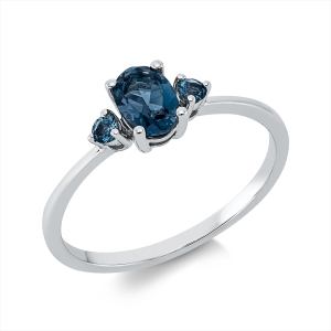 Ring 4er-Krappe 18 kt WG