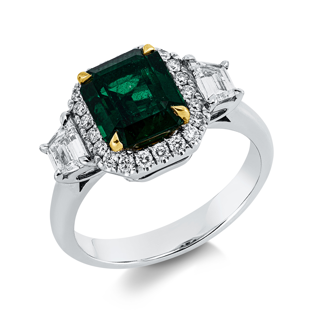 Ring 18 kt WG+GG