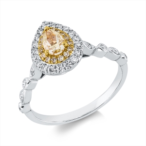 Ring 18 kt WG+GG