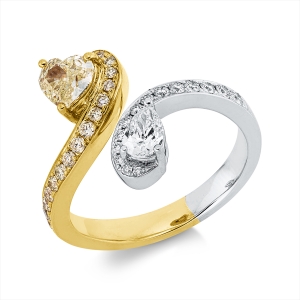 Ring 18 kt GG+WG