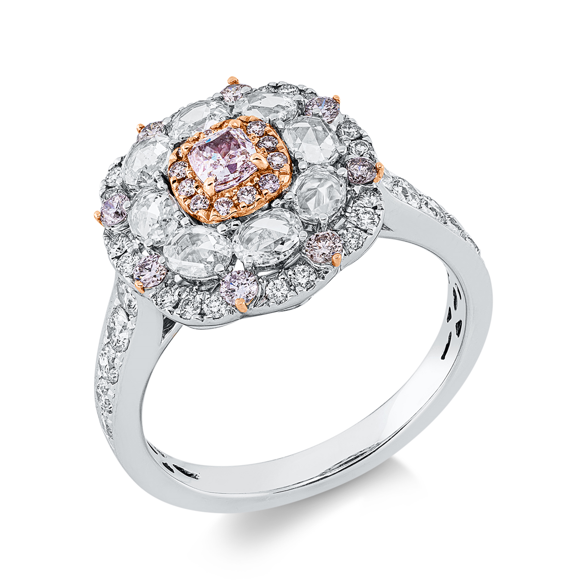 Ring 18 kt WG+RG