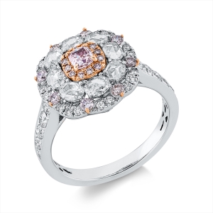 Ring 18 kt WG+RG