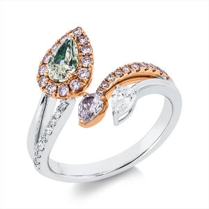 Ring 18 kt WG+RG