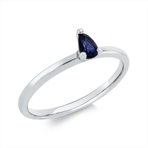 Ring 3er-Krappe 18 kt WG Tropfen