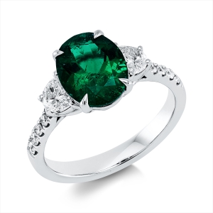 Ring 4er-Krappe 18 kt WG, GRS2020-038184