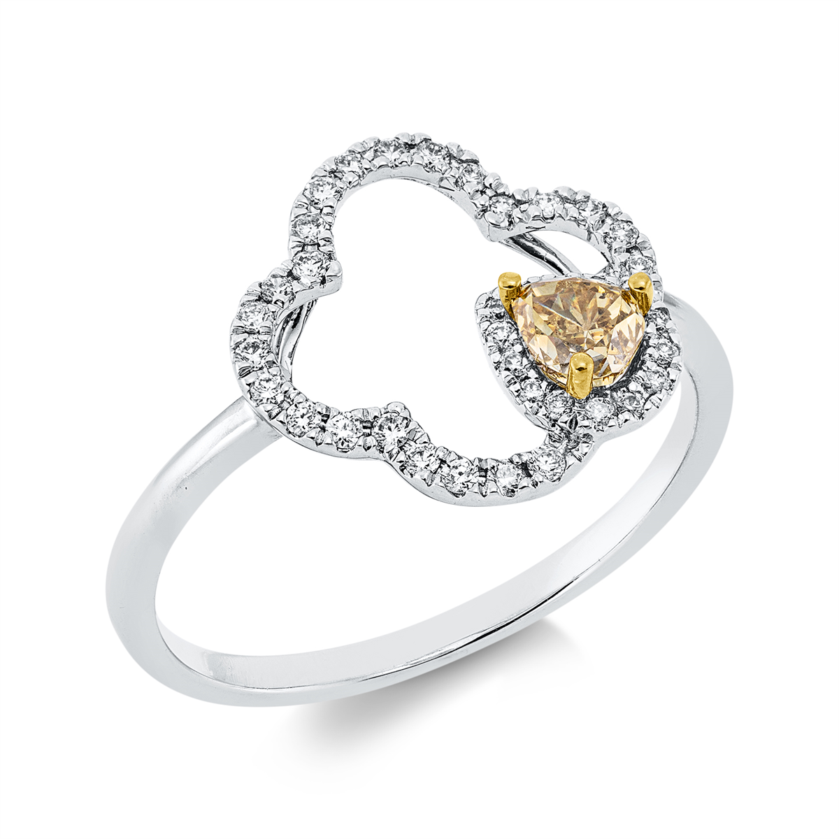 Ring 18 kt WG+GG
